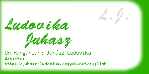 ludovika juhasz business card